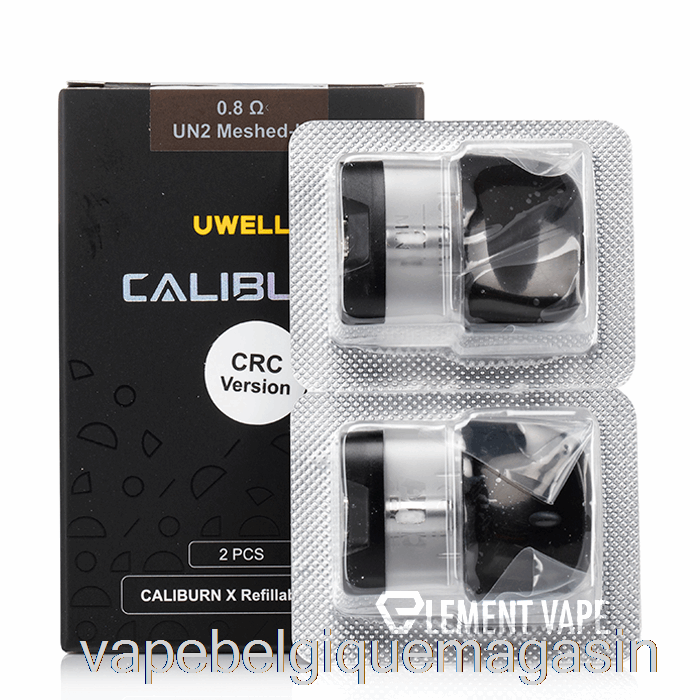 Vape Juice Uwell Caliburn X Dosettes De Remplacement Dosette De 3 Ml + Bobine De 0,8 Ohm